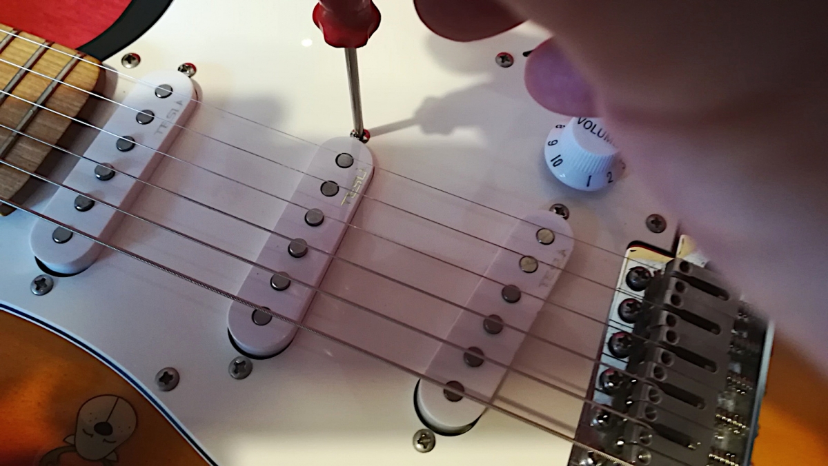 Single shop coil guitar