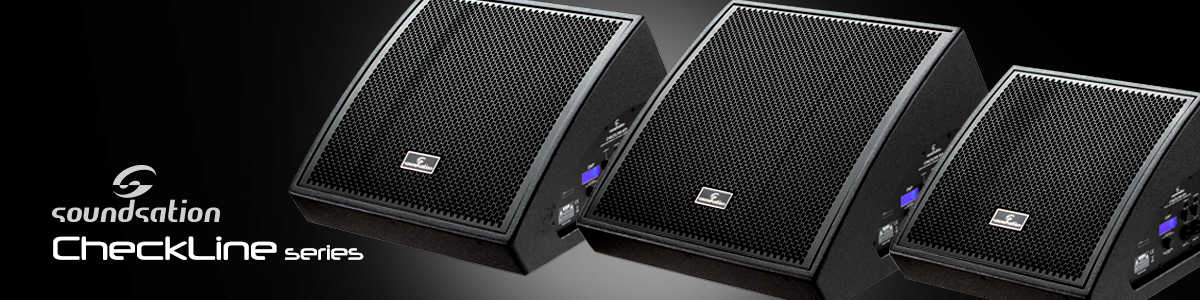 Introducing the brand new CheckLine Active Stage Monitors. Your polar star on the stage
