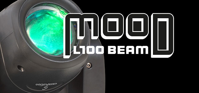 Soundsation Mood L100 Beam. Il beam “puro”, con fascio luminoso e concentrato.