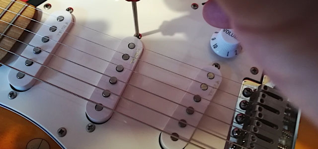 ​The setup of your guitar (PT 5): Setting single-coils pickup