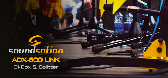 Introducing the new Soundsation ADX-800 LINK DI-Box & Splitter