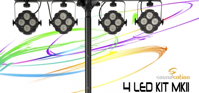 4 LED KIT MKII: Elevata luminosità e comfort per l'utente mobile