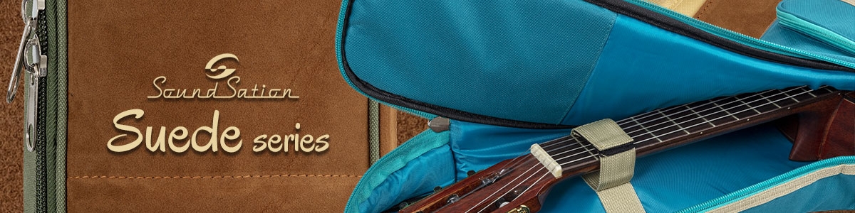 NEW SOUNDSATION 'SUEDE' SERIES BAGS: PROTECT YOUR INSTRUMENT IN STYLE