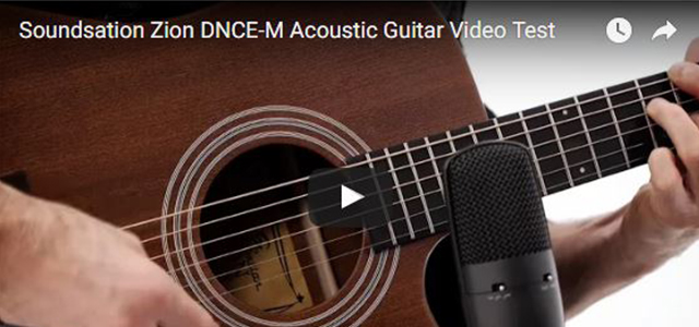 CHITARRA ACUSTICA SOUNDSATION ZION DNCE-M, IL VIDEO TEST