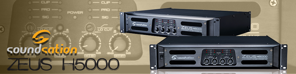 ZEUS H5000 – powerful and versatile 4 channel amplifier