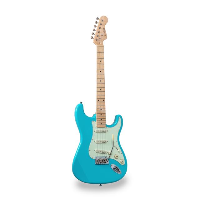 Double cutaway electric guitar with 3 single coils and vintage tuners (Wilkinson equipped)