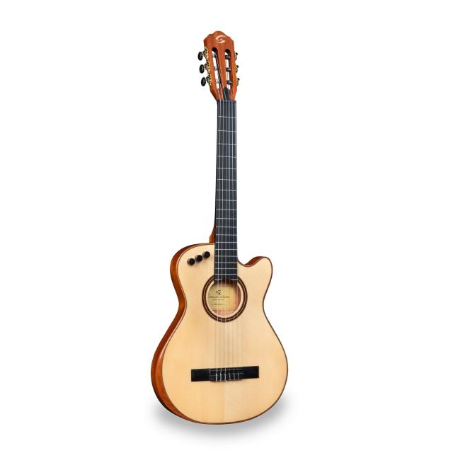 Chitarra classica solida con armrest e pick up piezo