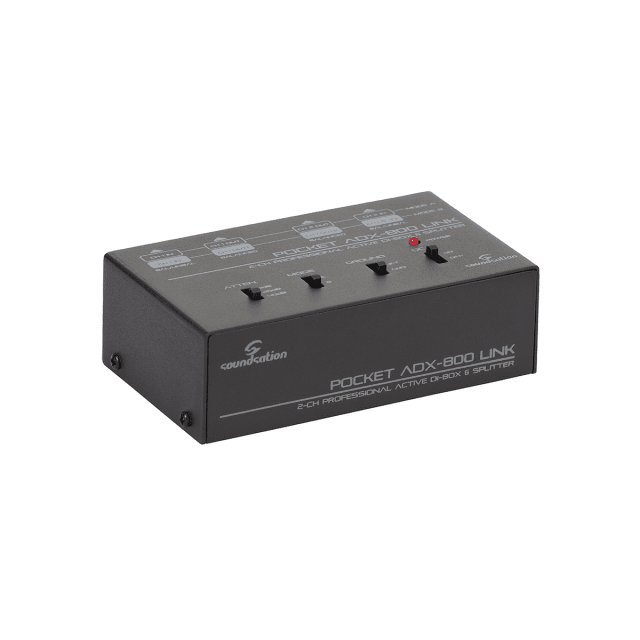 Active 2-Channel DI-Box & Splitter