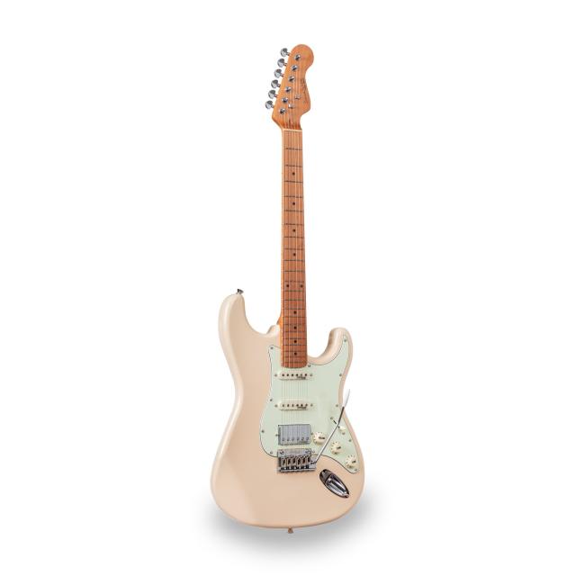 Electric guitar with 2 single coils + splittable humbucker and self-locking tuners (Wilkinson equipped, roasted maple neck)