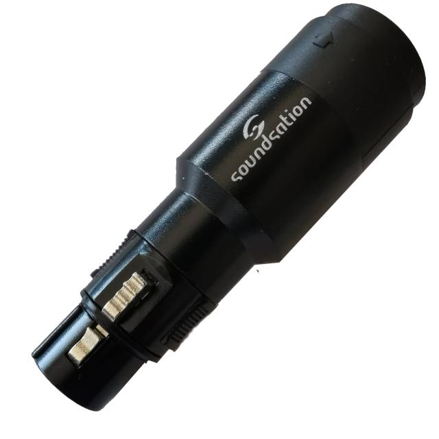 Adattatore Wiremaster Speakon 4P maschio - XLR 3P femmina