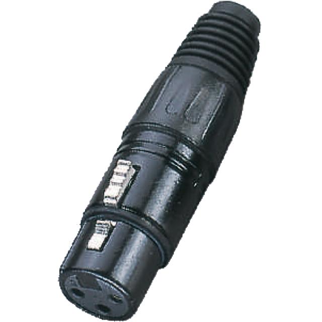 Metal connector XLR 3P female (25 pcs box)