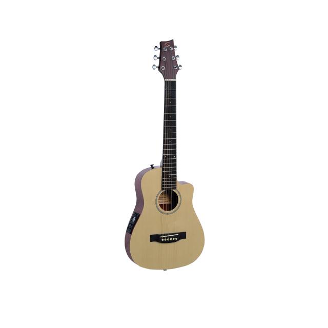 Chitarra traveller roundback dreadnought cutaway w/preamp