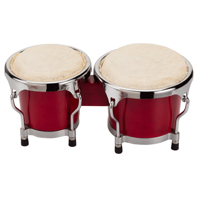 Dark wood finish 4" + 5" Bongos