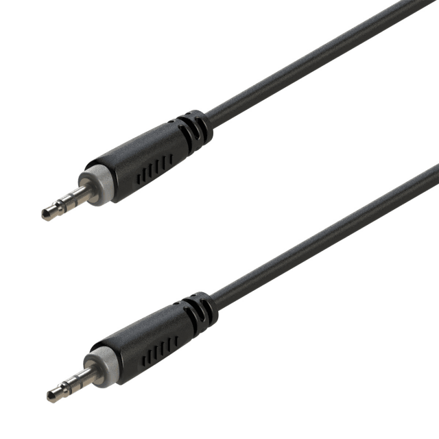 Adapter cable 3.5mm Jack male STEREO - 3.5mm Jack male STEREO / 3mt