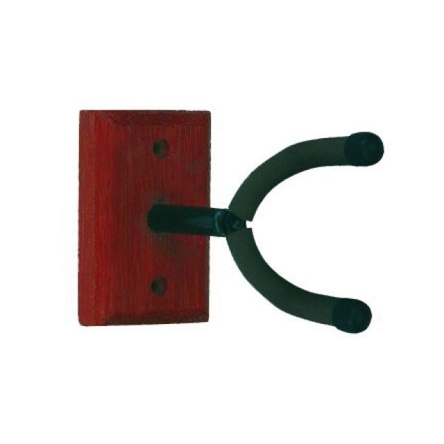 Supporto da muro per chitarra universale con piattina in legno e forcella incurvata antiscivolo