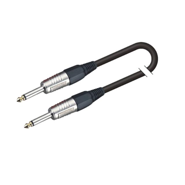 Unbalanced instrument cable 6.3mm Jack MONO - 6.3mm Jack MONO / 3mt