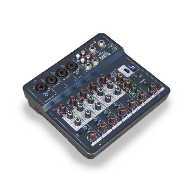 Mixer a 6 canali con OTG, Bluetooth e scheda audio