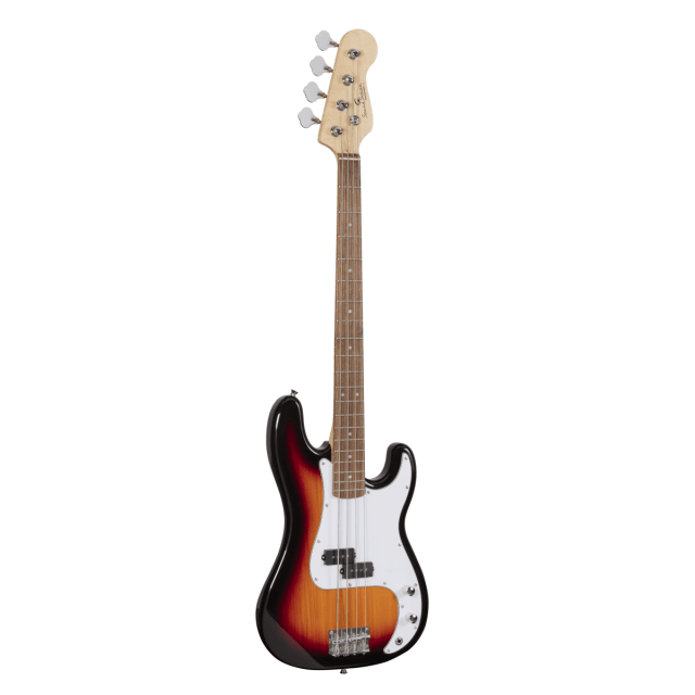 Electric bass with bridge P-style pick up