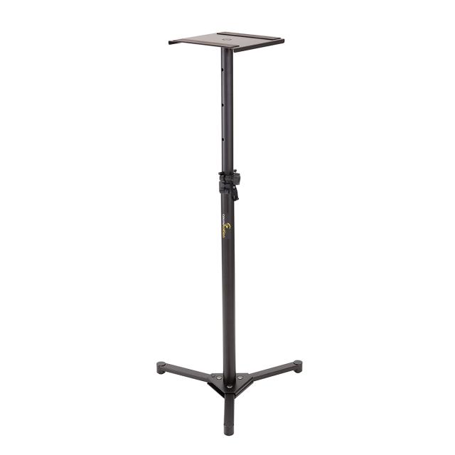 Studio monitor adjustable stand with foldable base