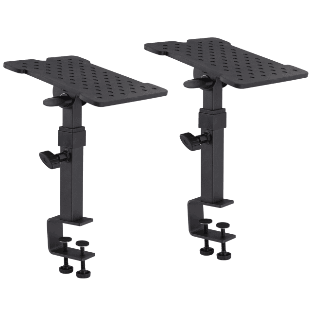 Supporto al tavolo professionale per Studio Monitor con aggancio al desktop (coppia)