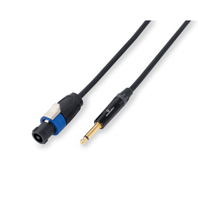 Wiremaster speaker cable Speakon-6.3mm Jack MONO / 2x1.5 mm² / 2mt