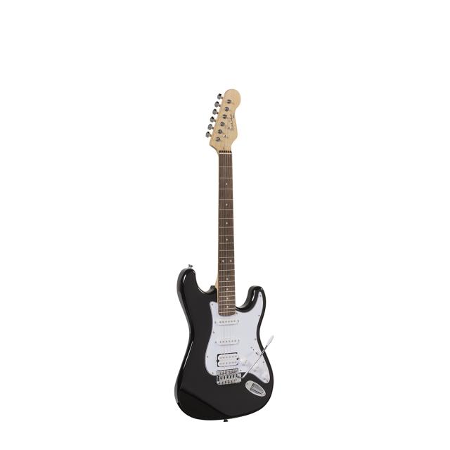 Chitarra elettrica double cutaway a 2 single coil + 1 humbucker