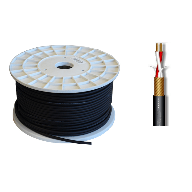 Bulk balanced microphonic cable (100 mt)