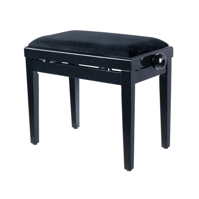 Adjustable glossy finish piano bench