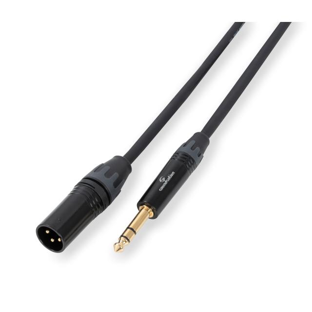Cavo patch bilanciato Wiremaster XLR(M)-6.3mm Jack STEREO / 0.5mt
