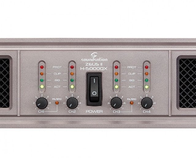 Soundsation ZEUS II H-5000QX a solid and powerful 4 channel amplifier