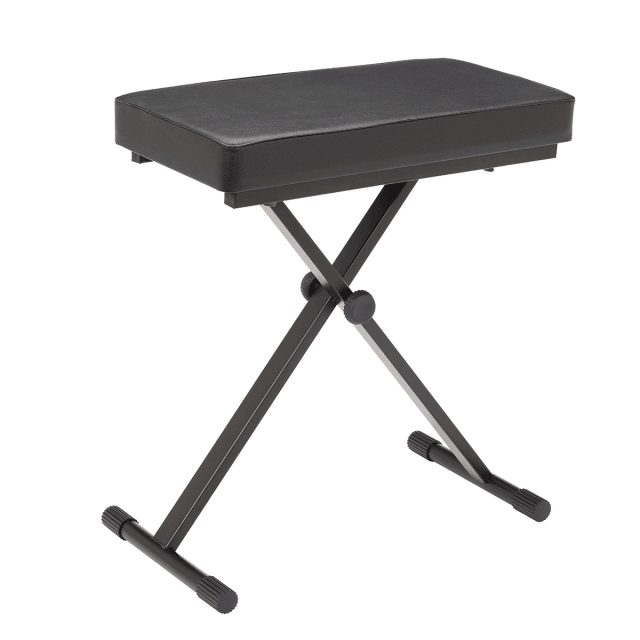 Panchetta per tastiera extra large con sistema di regolazione rapido e seduta imbottita