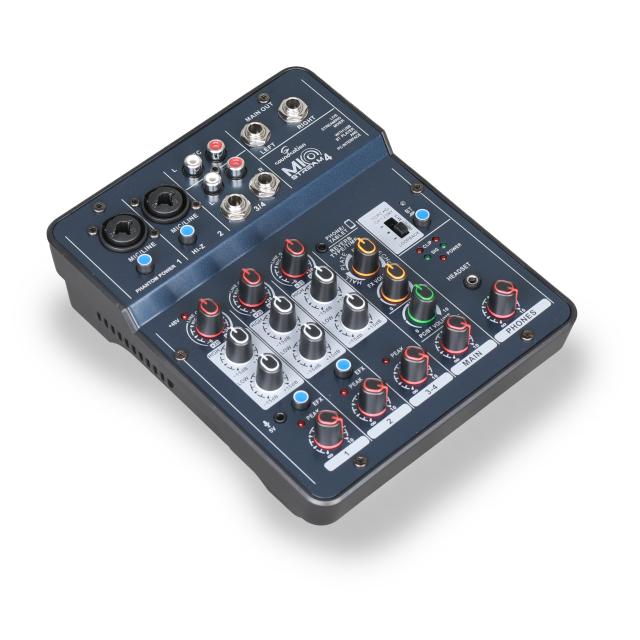 Mixer a 4 canali con OTG, Bluetooth e scheda audio