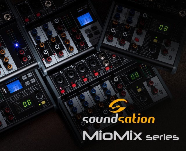 Introducing the brand new Soundsation MIOMIX series