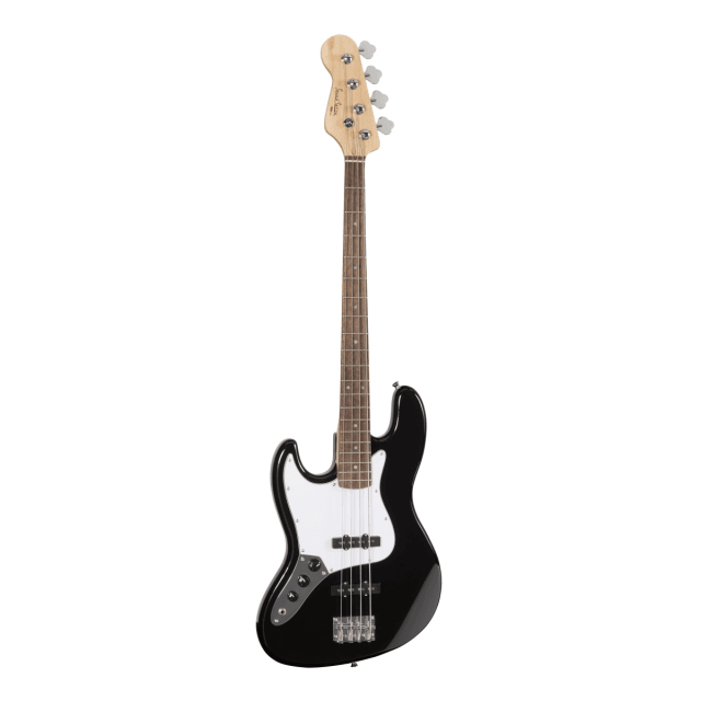 Electric bass with bridge and neck pick ups (left handed)