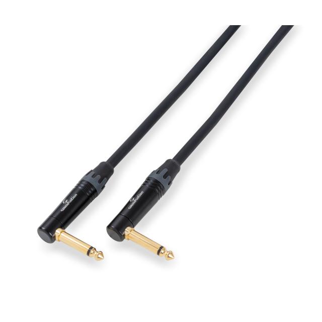 Cavo strumenti sbilanciato Wiremaster 6.3mm Jack MONO 6.3mm angolato - Jack MONO 6.3mm angolato / 9mt