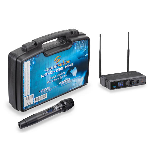 90-channel UHF Digital Wireless Hand-held Microphone System A1 (521.4 - 549.6MHz)