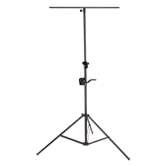 Wind up lighting stand with T-BAR