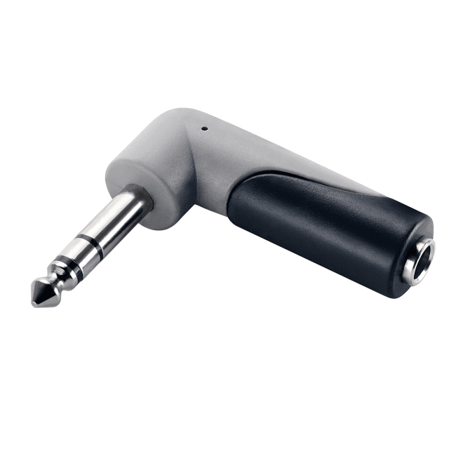 Wiremaster adapter 1x6.3 Angled Stereo male - 1x6.3 Stereo female