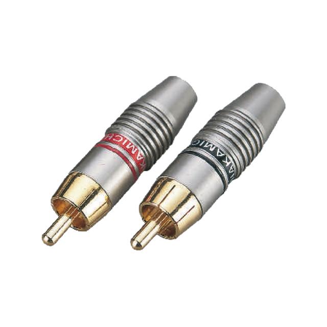Metal connector RCA male (25 pcs box)