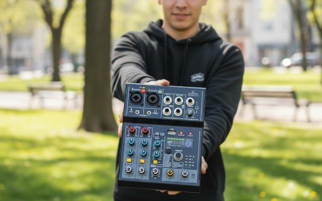 Mixer Soundsation MioMix a 4 e 7 canali con effetti digitali, player OTG e interfaccia audio