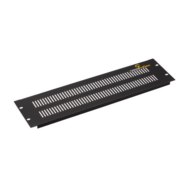 3 Unit - 19" Rack Panel with ventilation slots