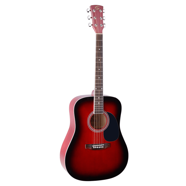 Dreadnought acoustic guitar with spruce top