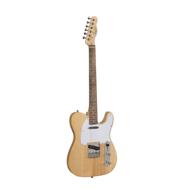 Cutaway electric guitar with 1 single coil and 1 lipstick pickup