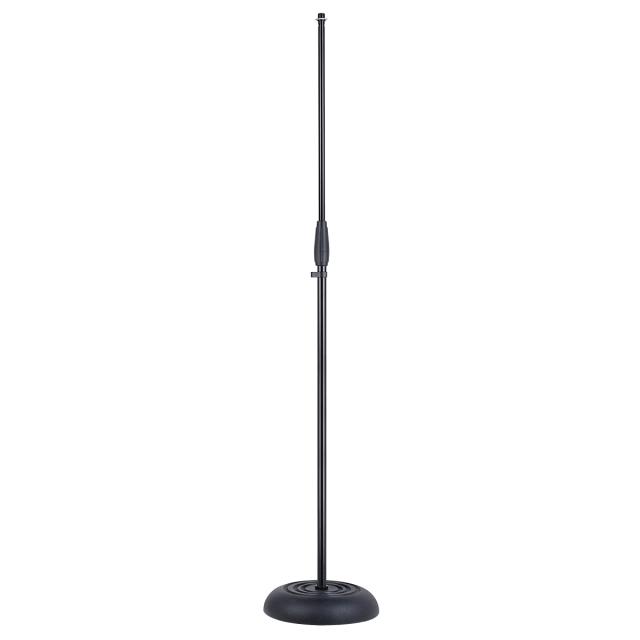 Asta microfonica dritta con base in ghisa