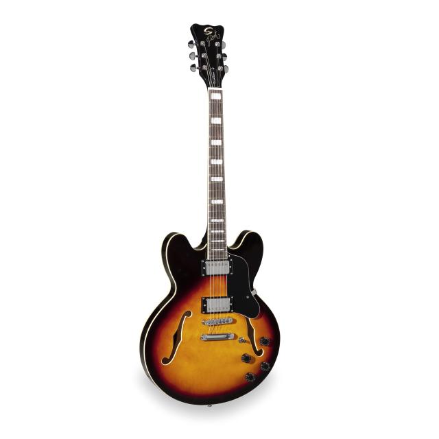 Chitarra semiacustica double cutaway con Humbucker