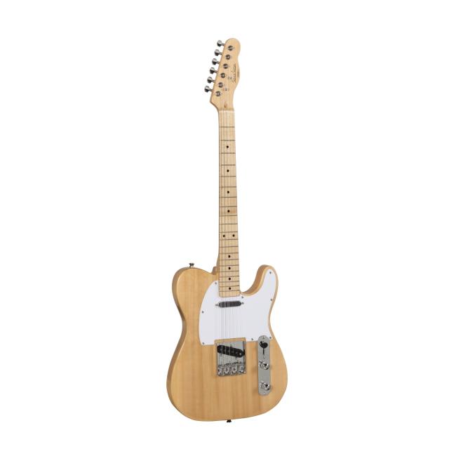 Cutaway electric guitar with 1 single coil and 1 lipstick pickup