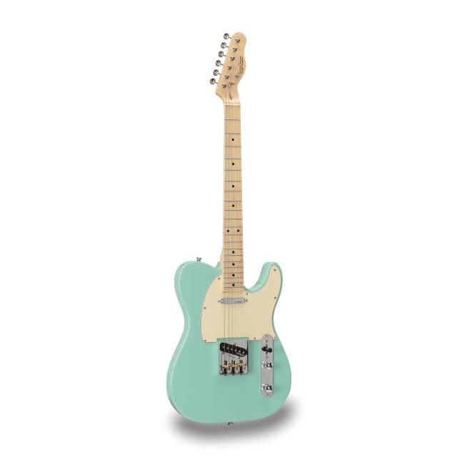 Cutaway electric guitar with 1 single coil and 1 lipstick pickup (equipped by Wilkinson®)