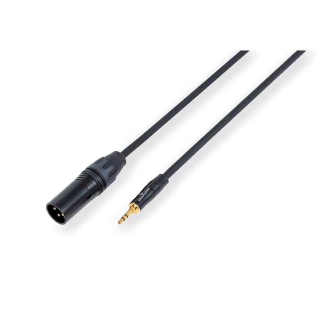 Cavo adattatore Wiremaster Mini jack stereo 3.5 - XLR Maschio / 3 mt