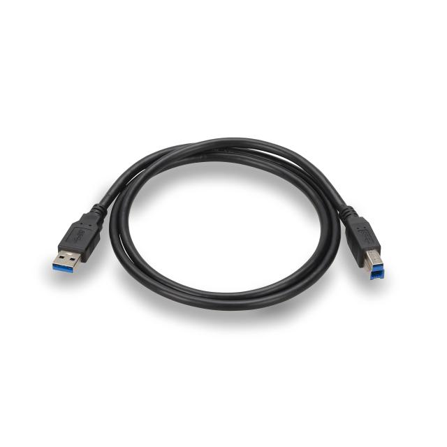 Cavo Wiremaster USB 3.0 (connettore Maschio Tipo-A 3.0 a Maschio Tipo-B 3.0) nero – lungh. 2m