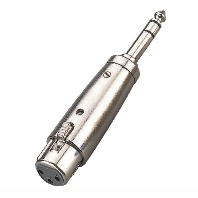 XLR Female - 6.3mm Male STEREO jack adapter (1 pc set)